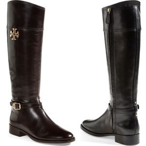 Tory Burch Eloise Chocolate Riding Boots 9.5M